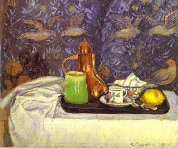 卡米耶 畢沙羅 Still Life with a Coffee Pot 卡米耶 畢沙羅 Still Life with a Coffee Pot